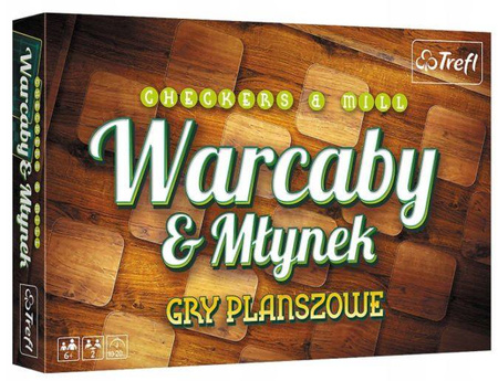 Trefl Gra Warcaby Młynek De Luxe 01681