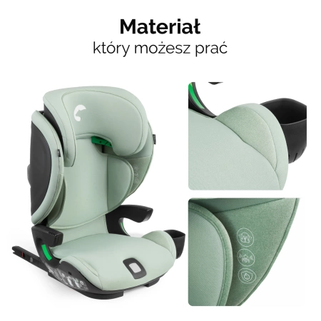Kidnort Natt Fotelik Samochodowy 15-36 kg Zielony