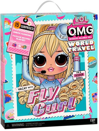 L.O.L. Surprise Lalka OMG Travel Doll - Fly Gurl Fly Gurl