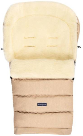 Zaffiro iGrow 2.0 Śpiworek Do Wózka Wełna Melanż Beżowy