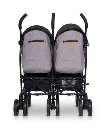 Easy Go Duo Comfort Wózek Spacerowy Bliźniaczy Denim 03