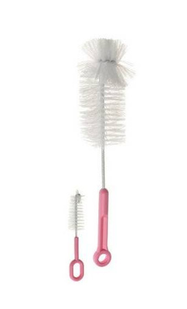 Akuku Szczotka Do Butelek i Smoczków Różowa