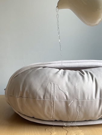 Piapimo Poduszka Do Karmienia z Wkładem Wodoodpornym Piaskowa