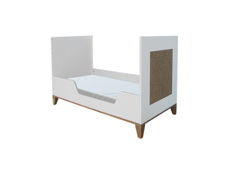 Theo Bebe Nami Łóżeczko Ratanowe 60x120cm Neige