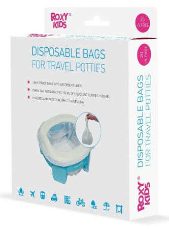 Abakusbaby Woreczki Jednorazowe Do Nocnika Turystycznego Roxy 15 szt.