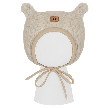 Zaffiro Violet Nevada Czapeczka 100% wełna M (6-12m) Beige