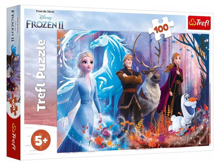 Trefl Puzzle 100 Magia Krainy Lodu Frozen II 16366