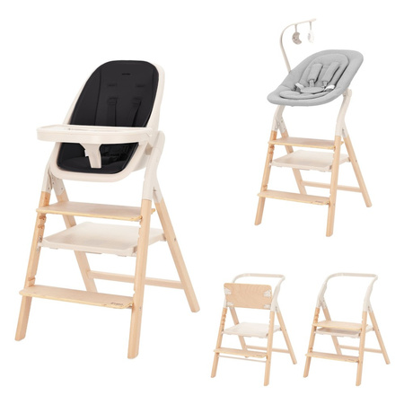 Carrello Ergo CRL-16701 Krzesełko do Karmienia 3w1 Obsidian Black