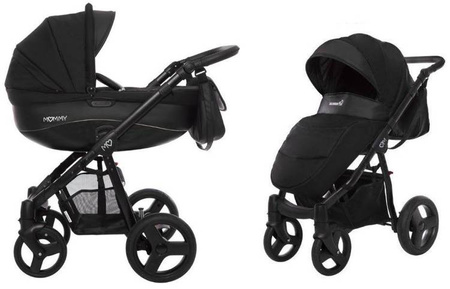 Babyactive Mommy Classic Wózek Głęboko-Spacerowy 2w1 05 Black Magic
