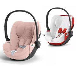 Cybex Cloud T I-Size Plus Fotelik Samochodowy 0-13kg + Tapicerka Letnia Plus Peach Pink