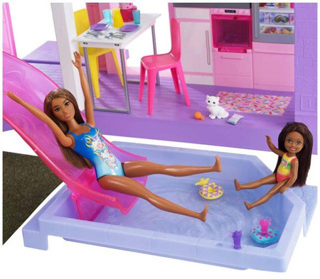 Barbie Dreamhouse Deluxe 60 Rocznica Domek Dla Lalek + 2 Lalki