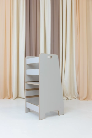 Baby Wood Kitchen Helper Comfort Kaszmirowy