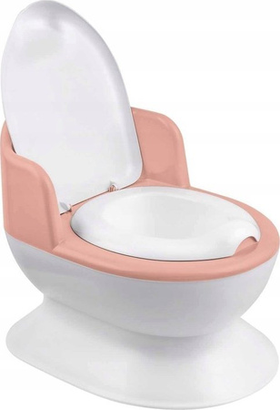 Maltex WYGODNY NOCNIK DLA DZIECI Toaleta Sedes Biało-Różowy
