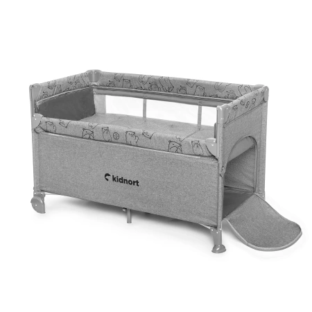 Kidnort Stugan Łóżeczko Turystyczne Jasny Szary