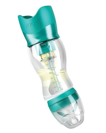 B.Box Butelka dla niemowląt z dozownikiem 240 ml Zielony