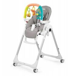 PegPerego Prima Pappa Follow Me Plus Krzesełko Do Karmienia z Pałąkiem Ice