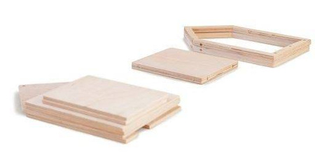 Babai Drewniana Zabawka Domek Dla Lalek z Magnes Rozmiar L Naturalny