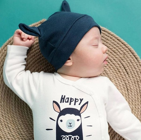 Czapka Niemowlęca Happy Llama r. 62 Gf