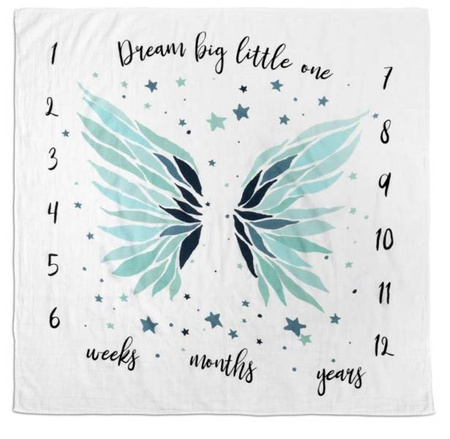 Sensillo Mata Do Zdjęć 120x120 Skrzydła Niebieski