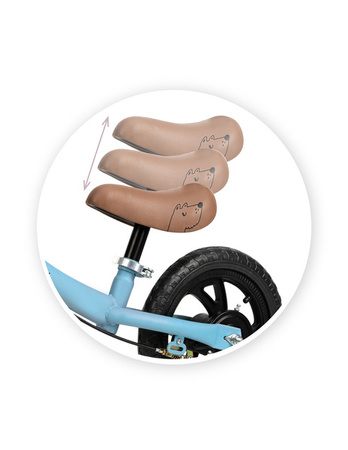 MoMi Breki Rowerek Biegowy z Hamulcem Niebieski