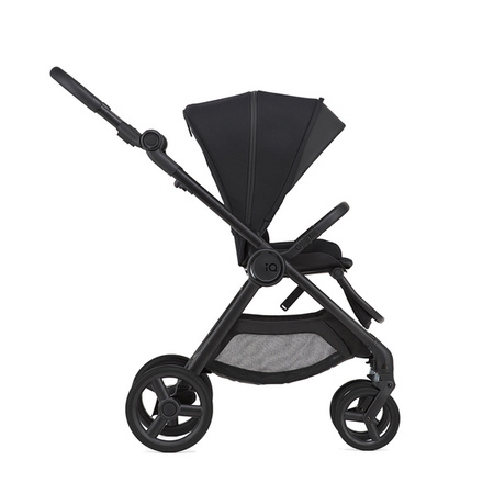 Anex IQ Basic New Transfarmation Wózek Głęboko-Spacerowy Nyx + Cybex Aton B2 i-Size Fotelik Samochodowy 0-13kg + Baza One Volcano Black