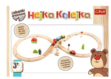 Trefl Zabawka Drewniana Hejka Kolejka
