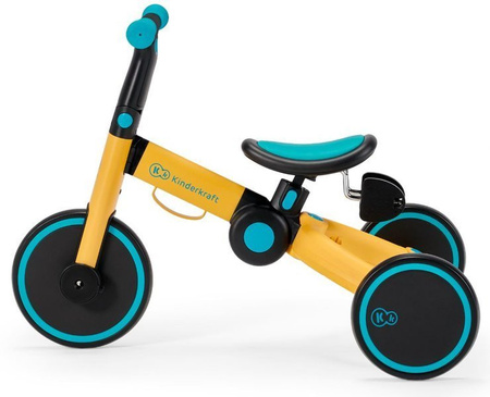 Kinderkraft 4TRIKE Rowerek Trójkołowy Primrose Yellow