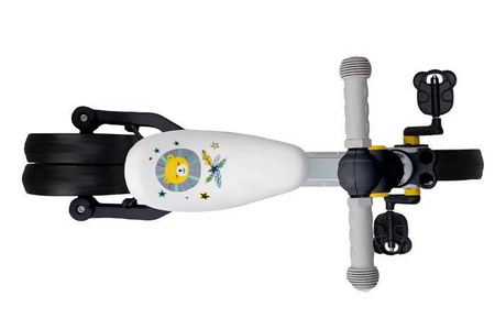 MoMi Loris Rowerek 4w1 Szaro Żółty