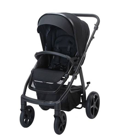 Espiro Next Up Gel Wózek Głęboko-Spacerowy 2w1 310 Metal Black