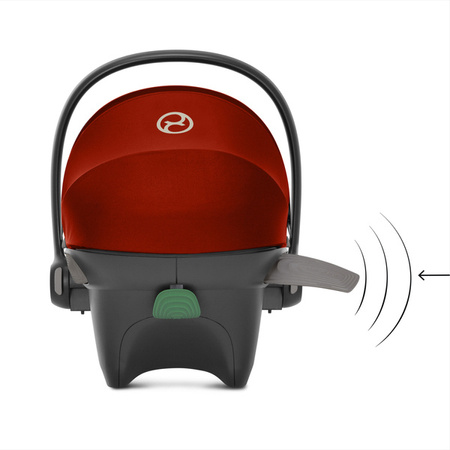 Cybex Aton S2 i-Size Fotelik Samochodowy 0-13kg Hibiscus Red 2023 + Cybex Baza One Isofix