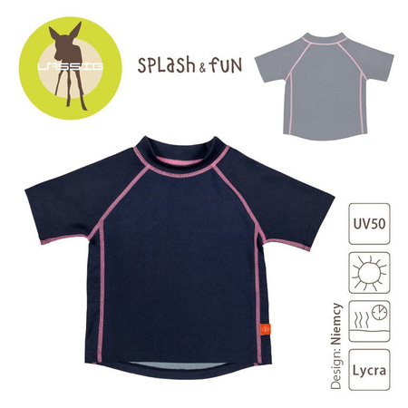 Lassig, Koszulka T-shirt do pływania Navy, UV 50+