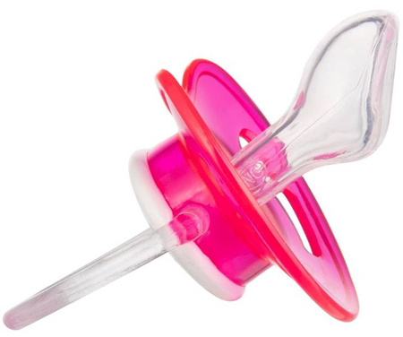 Canpol Babies Zestaw Butelka 35/227 + Smoczek Uspokajający 22/508 GRATIS Różowy