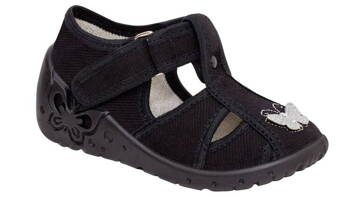 Zetpol Kapcie Dziecięce Tosia Czarna Rozmiar 20