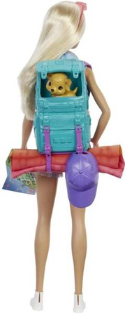 Barbie Camping Malibu Lalka + Akcesoria HDF73