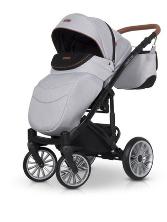 Euro-Cart Delta Wózek Głęboko-Spacerowy 2w1 Grey Fox