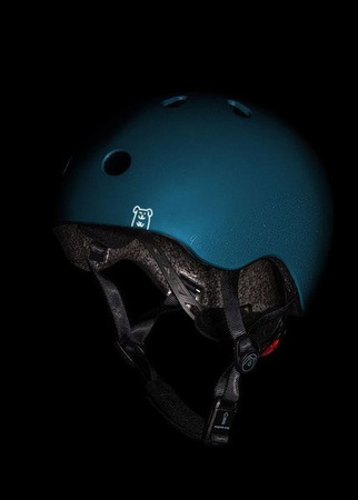 Scootandride Kask z Odblaskami XXS-S dla Dzieci 1-5 Lat Forest Owl