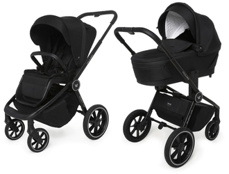 Muuvo Quick 4.0 Wózek Głęboko-Spacerowy Classic Black