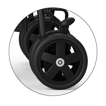 Kiddy Evocity 1 Wózek Spacerowy Onyx Black