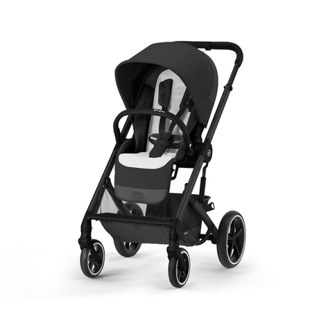 Cybex Balios S Lux Wózek Głęboko-Spacerowy + Cloud G I-Size Fotelik Samochodowy 0-13kg + Baza G + Adaptery Moon Black