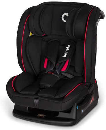 Lionelo Aart Fotelik Samochodowy 0-36 kg Black Carbon Red