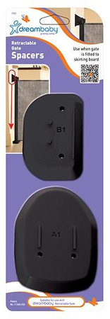 Dreambaby Dystans Do Bramki Roll Up - Czarny