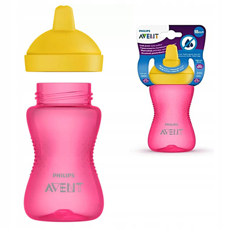 Avent Kubek z Twardym Ustnikiem 300ml Girl 804/04