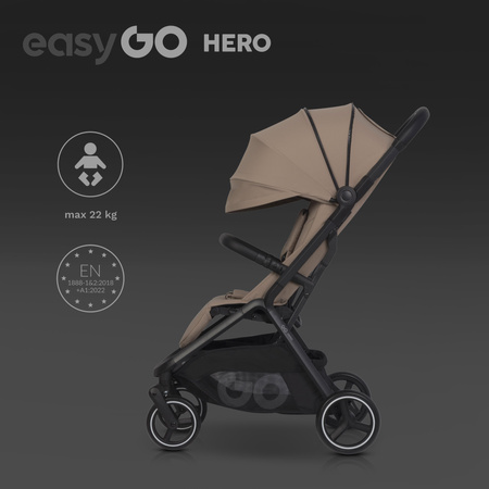 Easy Go Hero Wózek Spacerowy Golden Beige