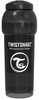 TwistShake Butelka Antylkolkowa 260 ml 2m+ Black