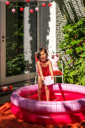 Quut Dmuchany basen duży Ø 120 cm Dippy Cherry