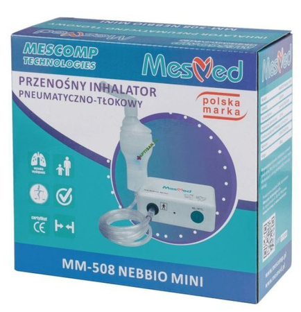 MesMed MM-508 Przenośny Inhalator Pneumatyczno-Tłokowy