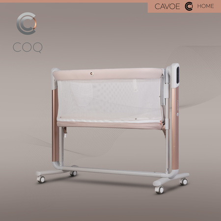 Cavoe Elektryczna kołyska łóżeczko 4w1 COQ Cashmere