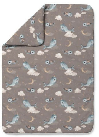 Waldin Kołdra Bambusowa 120x90 Wieloryb Brązowy