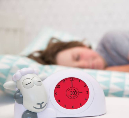 Zazu Sam Trener Snu i Budzik Dla Dziecka Szary