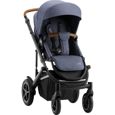 Britax Romer Smile III Zestaw Komfort Wózek Głęboko-Spacerowy + Baby Safe 3 i-Size Fotelik Samochodowy 0-13kg Indigo Blue